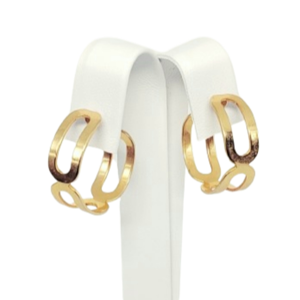 Everyday Gold Tone Celtic Hoop Posts 0070